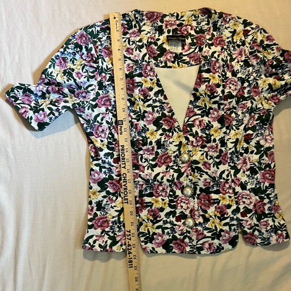 Stuart Alan Floral 2 Piece Fashion Skirt & Top Set - Picture 12 of 12